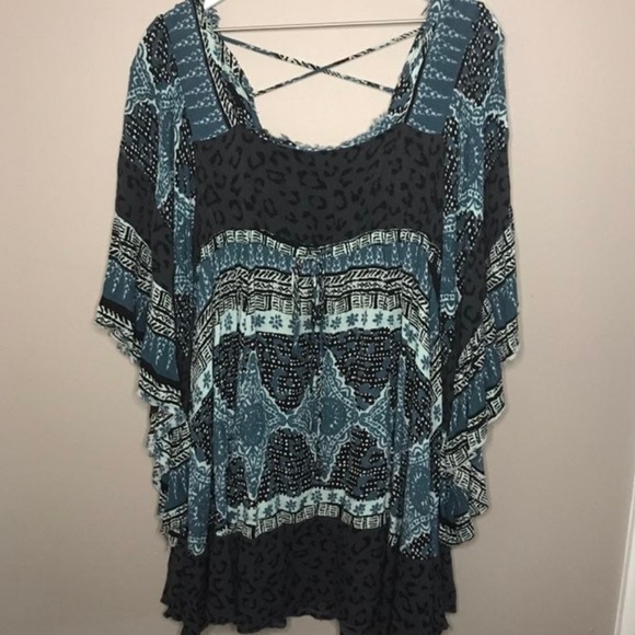 FP Heart of Gold Bell Sleeve Mini Dress - Picture 6 of 8